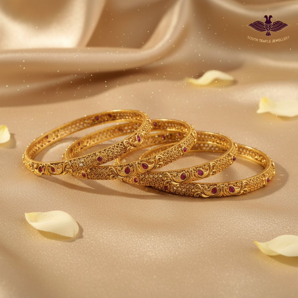 Temple jewellery under ₹2,999 for Kanjeevaram saree styling